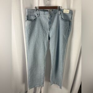 ABERCROMBIE 90s High Rise Relaxed Jeans Clean Girl Wide Leg Plus Size Long Tall